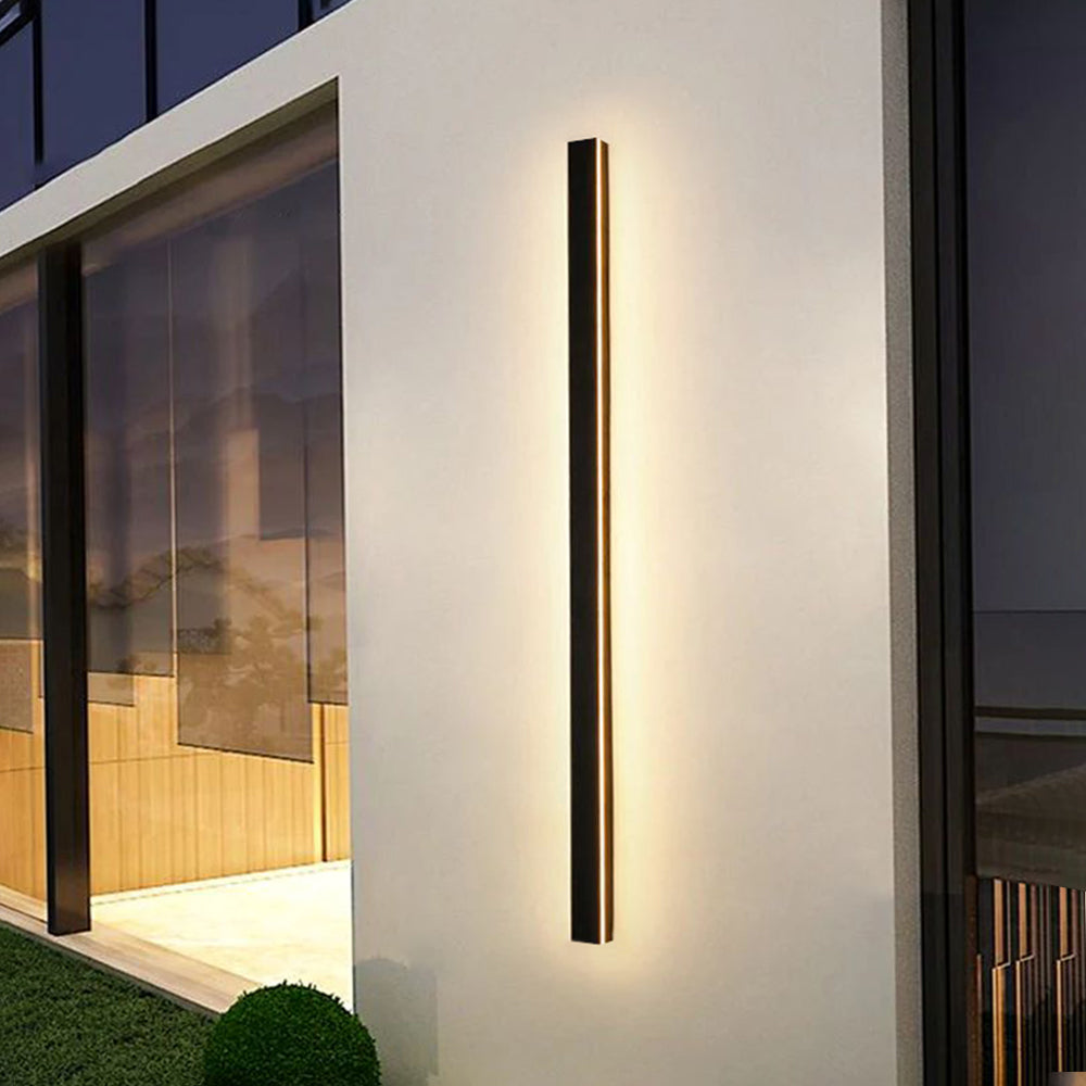 Linear LED Outdoor Wall Light Minimalist Exterior Wall Lamp