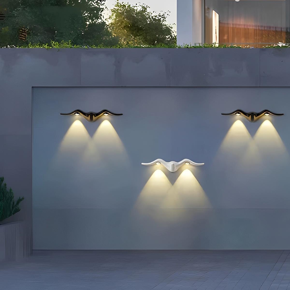 Modern Animal Shape LED Wall Sconce IP65 Outdoor Light