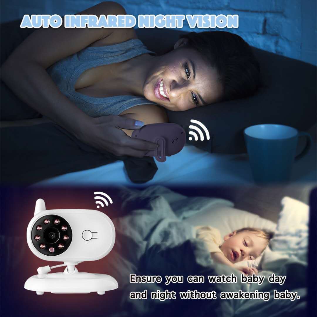 3.5 Baby Monitor with Night Vision & Camera – Ramro Sabai