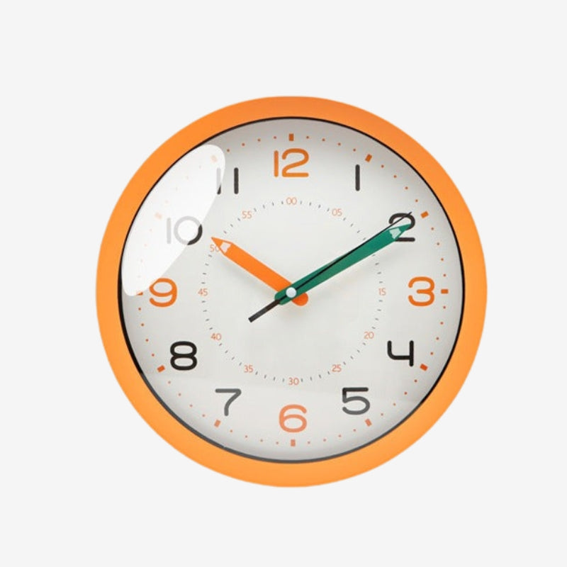 Nordic Minimalist Wall Clock Round Clear Number Design